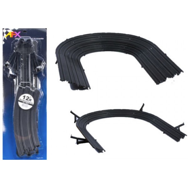 AFX70625 AFX 12R Curve 12 Banked Curve Track 180 Degree 70625