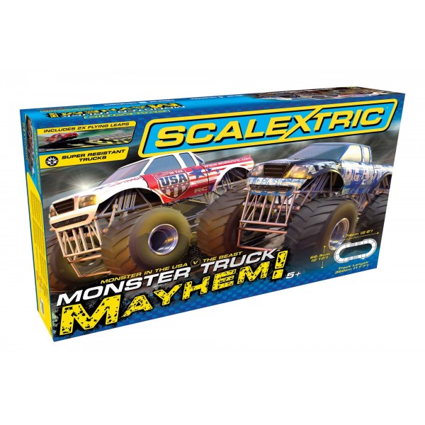 Scalextric monster truck mayhem set shop