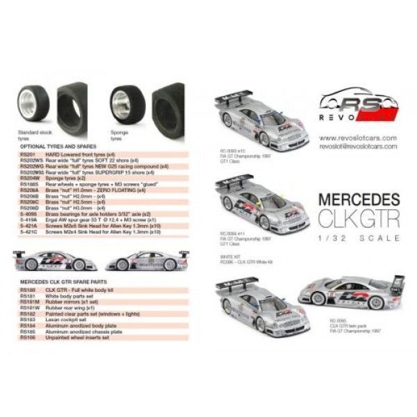 RS0093 Revo Slot Mercedes CLK GTR 10 D2 Warsteiner