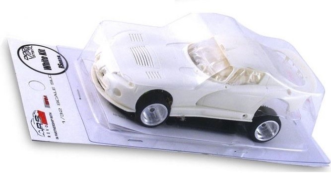 RS120 Revo Slot Dodge Viper GTS R White Body Kit