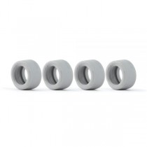 NSR5259EVO NSR Ø20 x 10 mm Grey WRE Slick Racing Rear Tires 