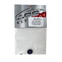 RS227 Revo Slot 24T Anglewinder Spur Gear – Ø14.0mm