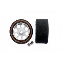 SC2009 Scaleauto ProComp 3 Wheels - Hard Compound Sponge Rubber Tires