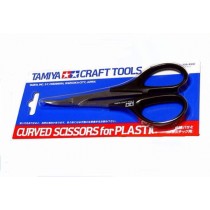 T74005 Tamiya Curved Scissors for Plastic