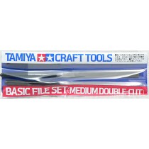 T74046 Tamiya Basic File Set – Medium Double-Cut